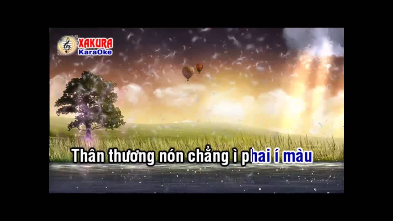 Nón trắng quê mình karaoke Hát chèo karaoke