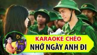 Karaoke Nhớ ngày anh đi